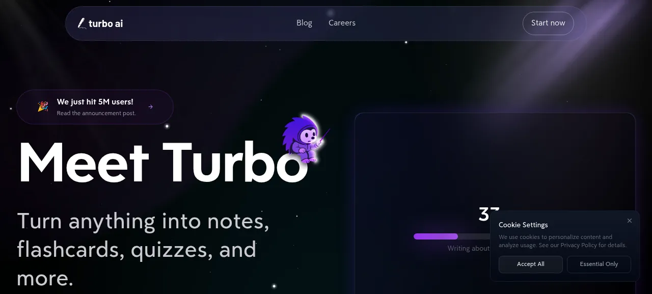 Turbo AI 제품 화면